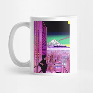 Pin up city in pink Mug